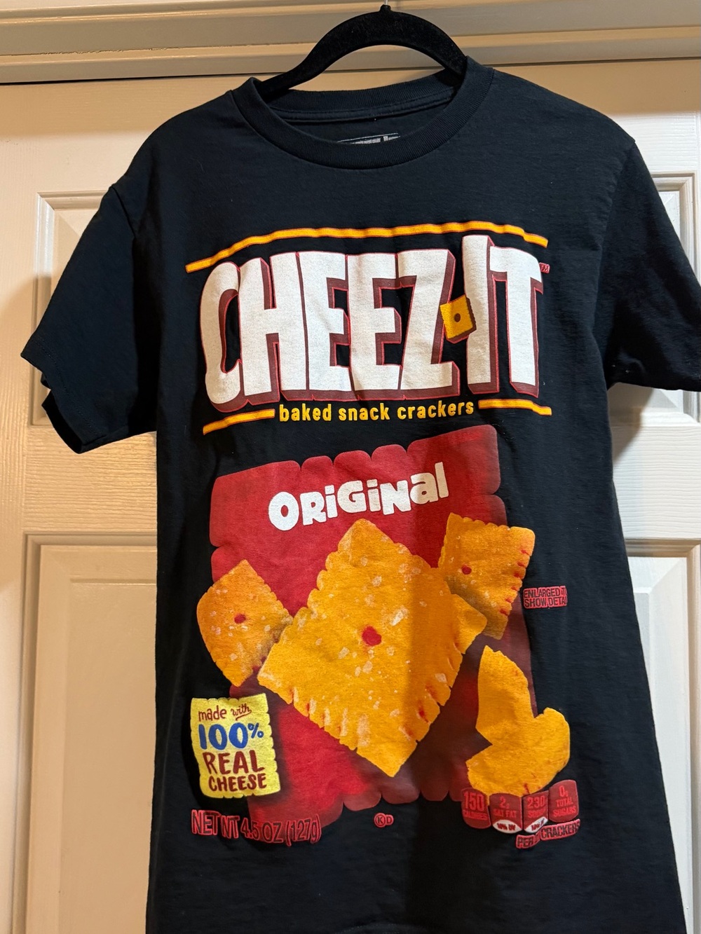 Black Graphic Tee - Original Snack Design #tshirt #popcoulture #cheezit